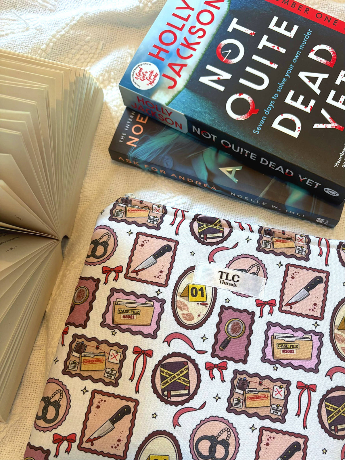 Book sleeve - ‘Alibis & Annotations’