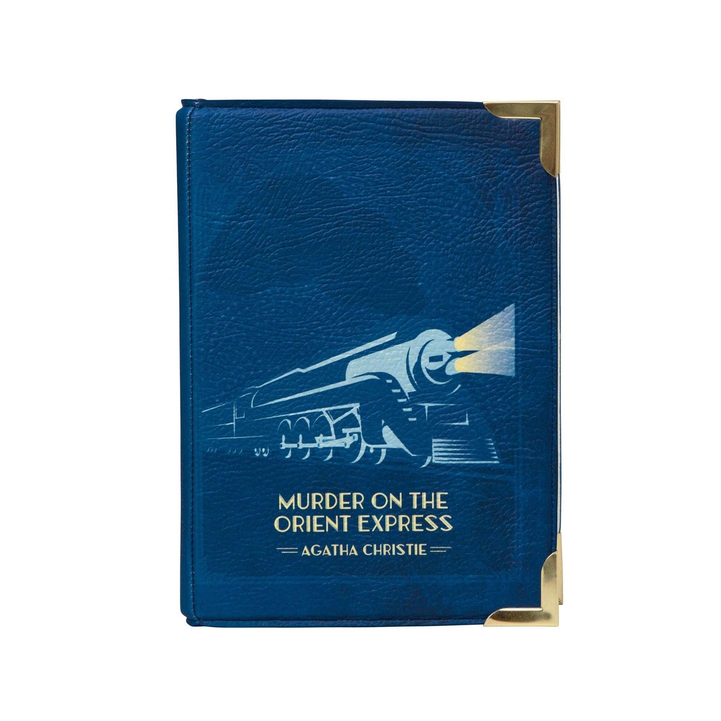 Murder on The Orient Express Blue Book Handbag Crossbody Purse