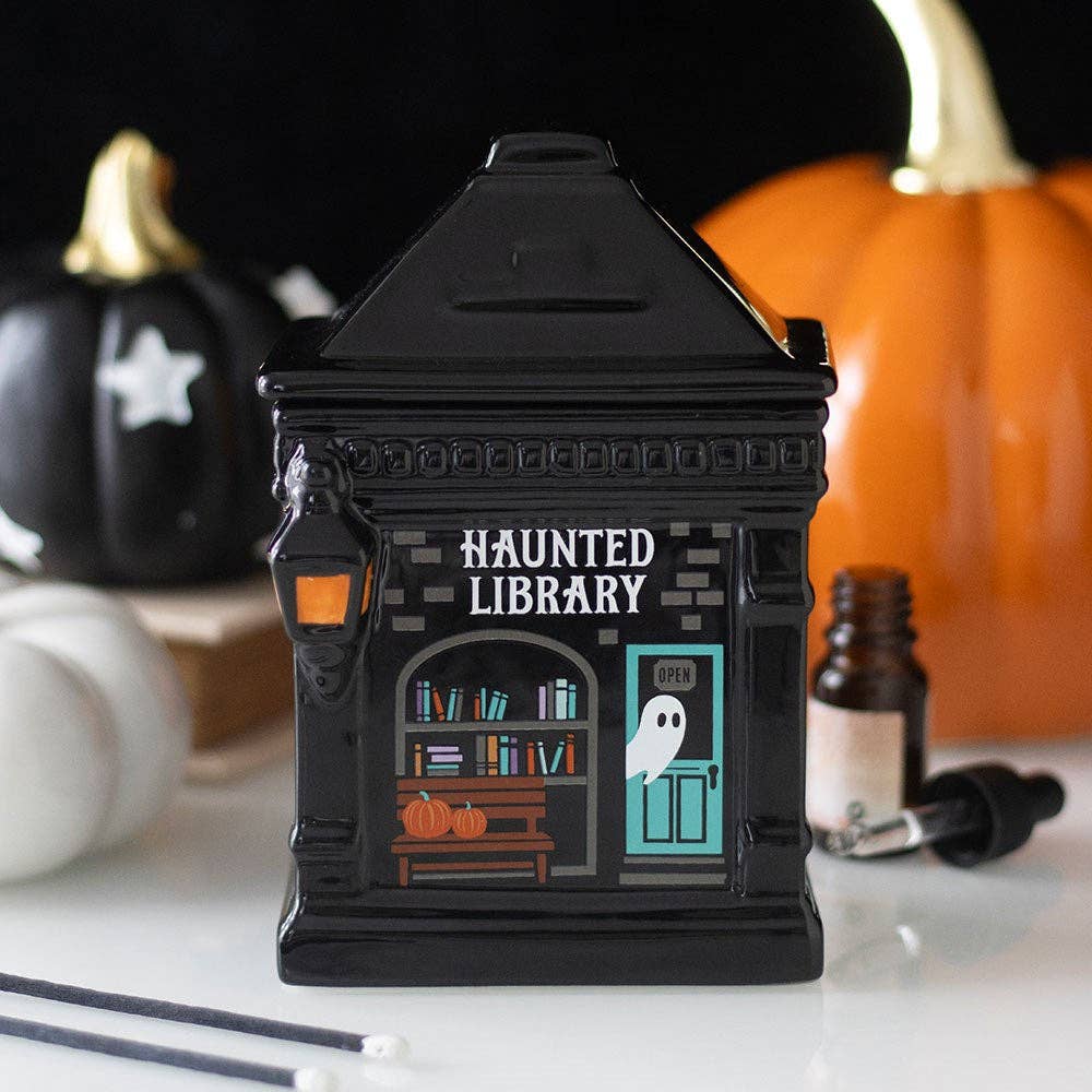 Haunted Library Halloween Oil Burner - PRE ORDER