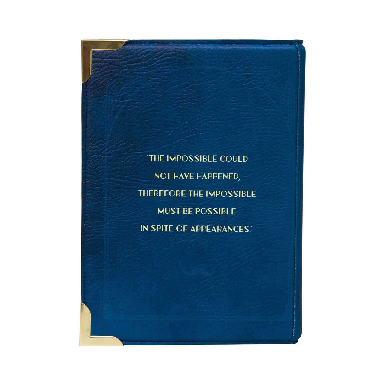 Murder on The Orient Express Blue Book Handbag Crossbody Purse