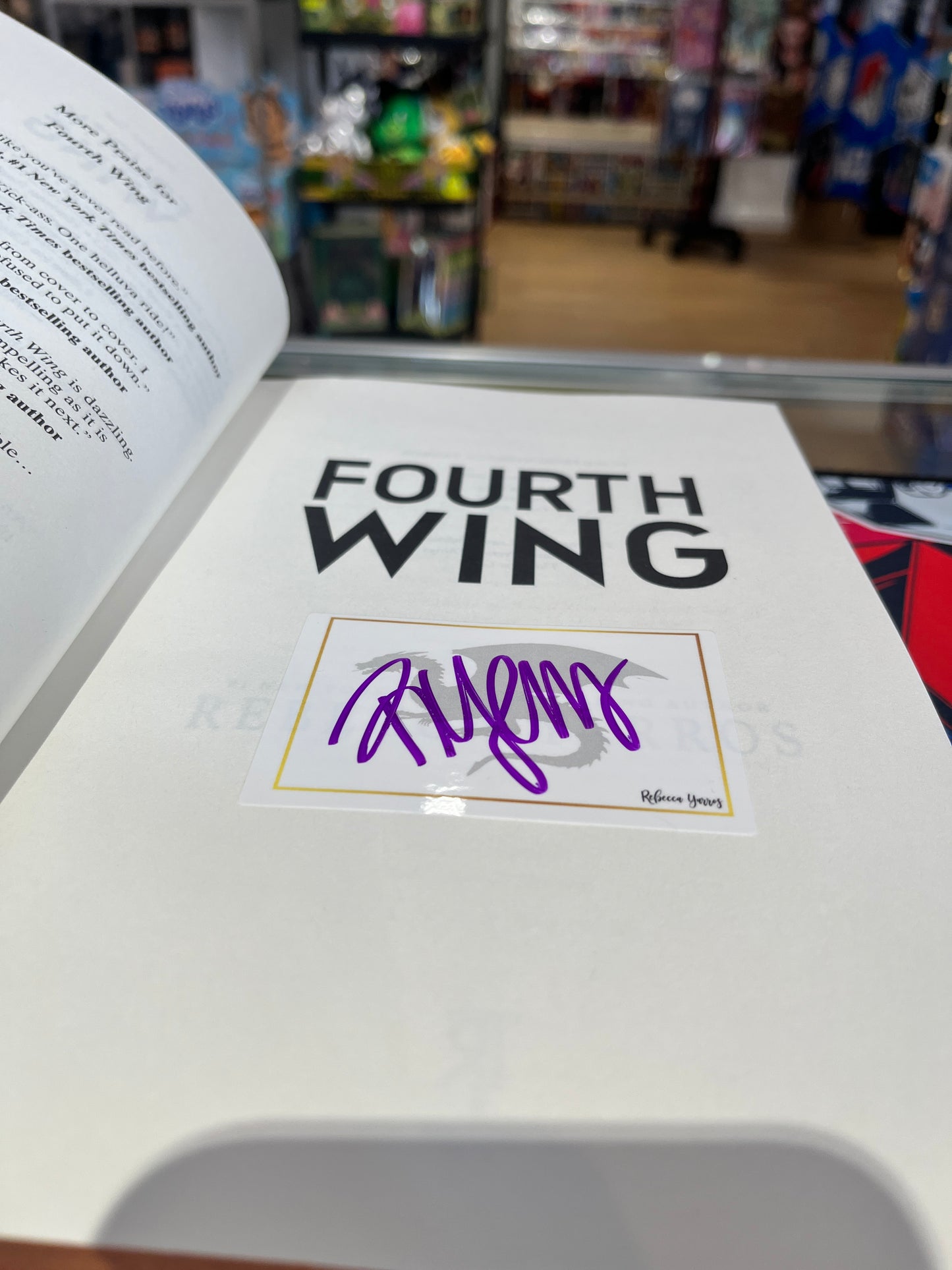 SIGNED Fourth Wing US Edition