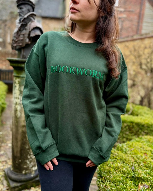 Bookworm Embroidered Sweatshirt